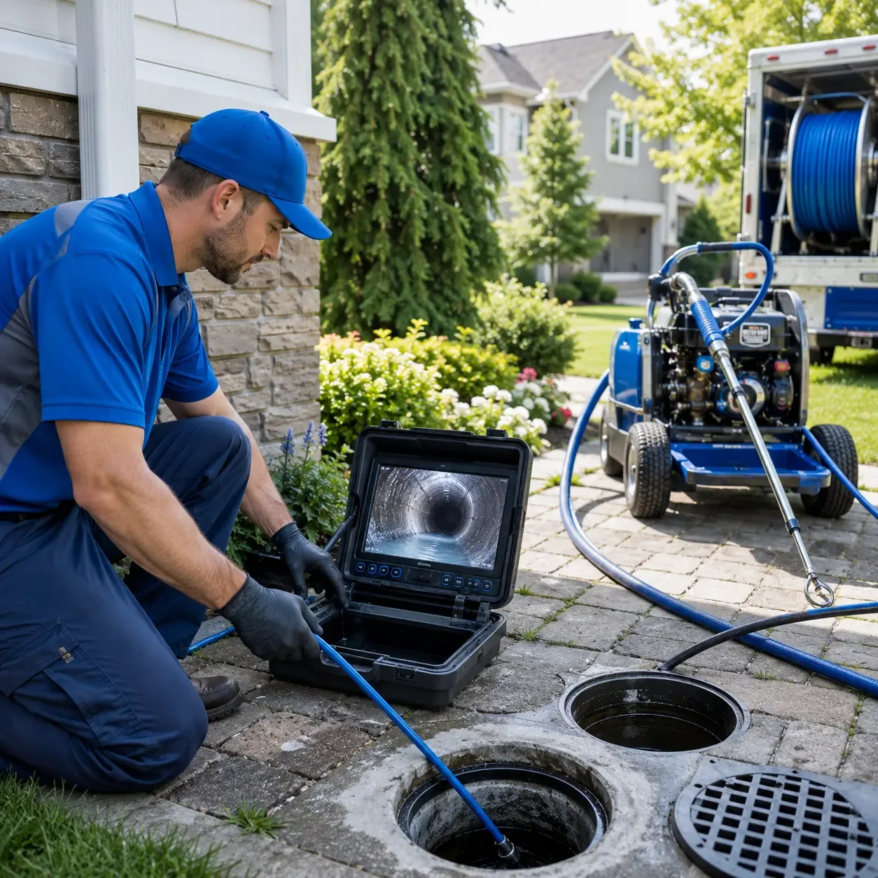 Outdoor drain cleaning professionals serving Basking Ridge, NJ
